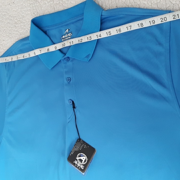 Ahead USA Extreme XL Blue Performance Polo Shirt - Picture 12 of 17